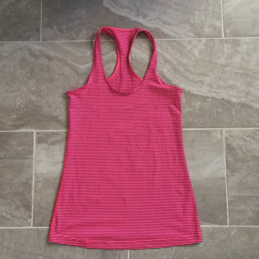 Lululemon cool racerback striped size 8